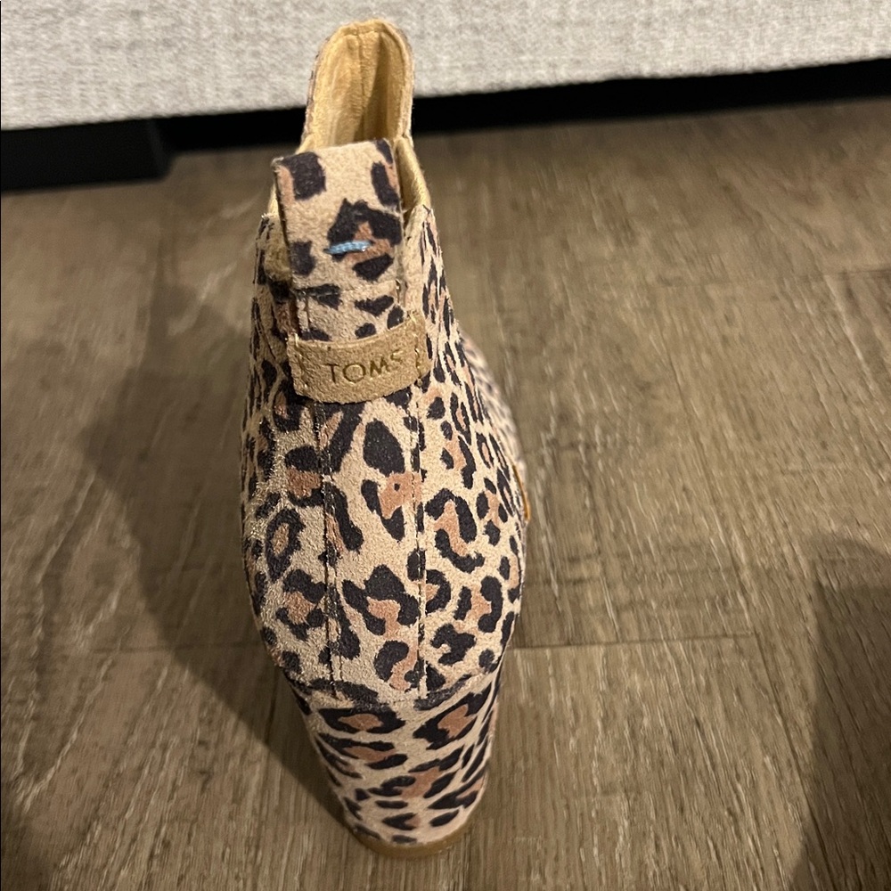 TOMS Animal Print Ankle Boots